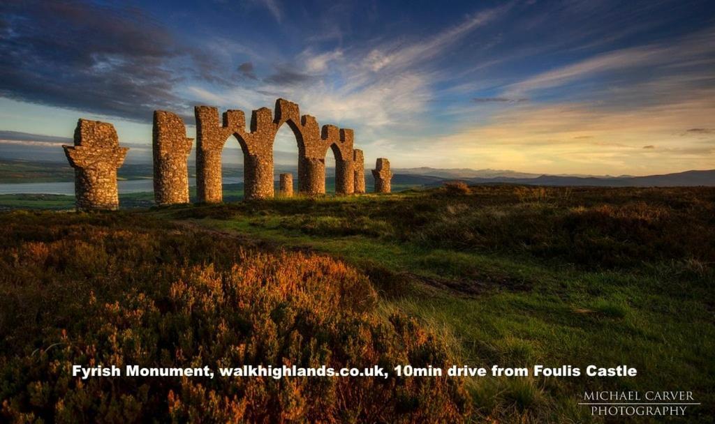 Foulis Castle Gate Lodge Evanton Esterno foto